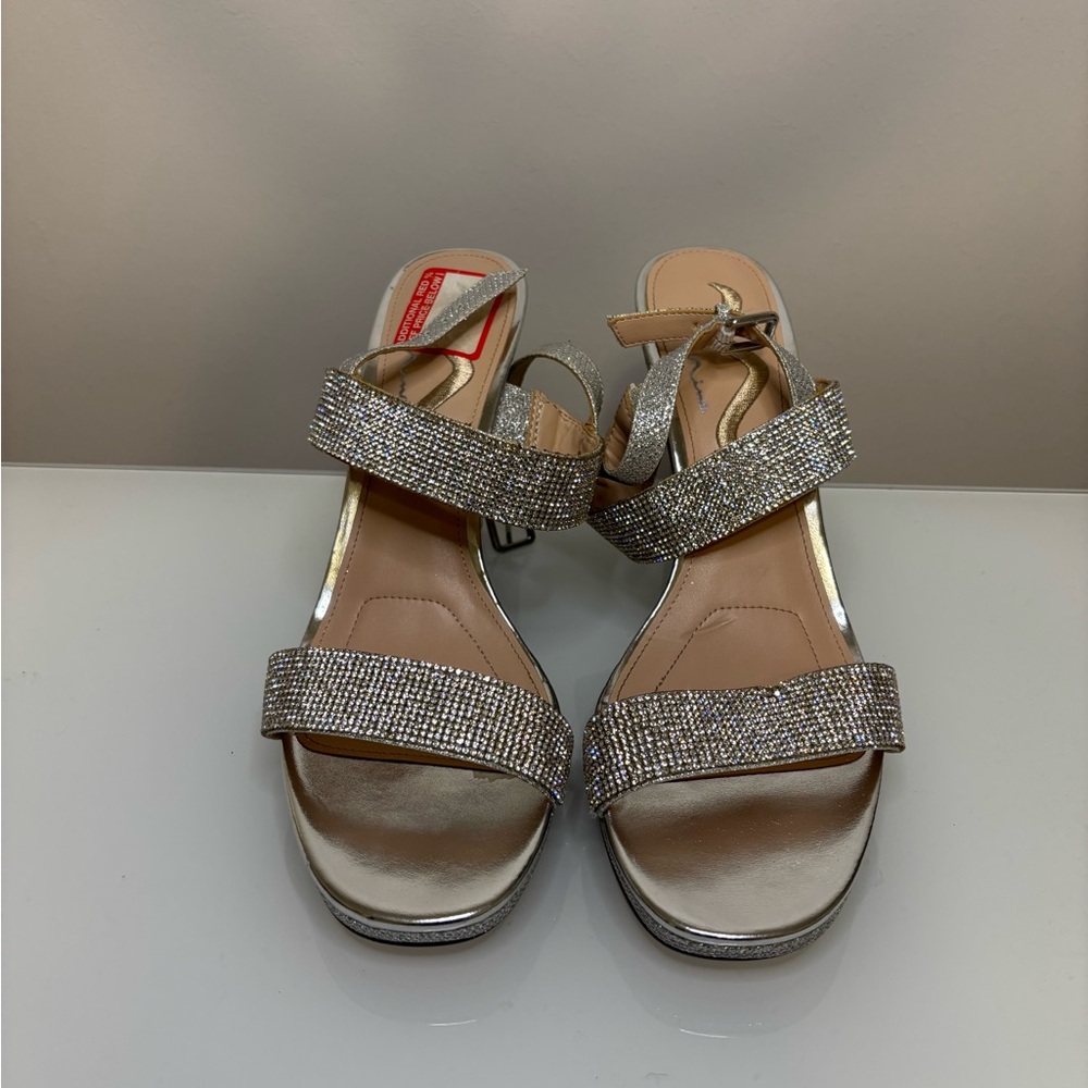 Nina Glittering Silver Sandals